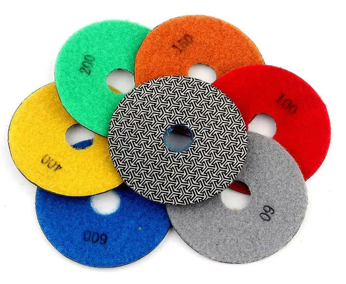 Grit Resin Hand Polishing Pads Electroplated Diamond Tools for Concrete Marble
