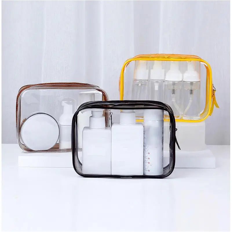 Travel Toiletry Bag Wholesale for Travel PVC With Hanging Hook for Men Make up Bag With Light Travel
