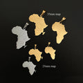 Different Size Custom Continents Country Map Charms Men Gold African Pendants Travel Jewelry Stainless Steel Africa Map Pendant