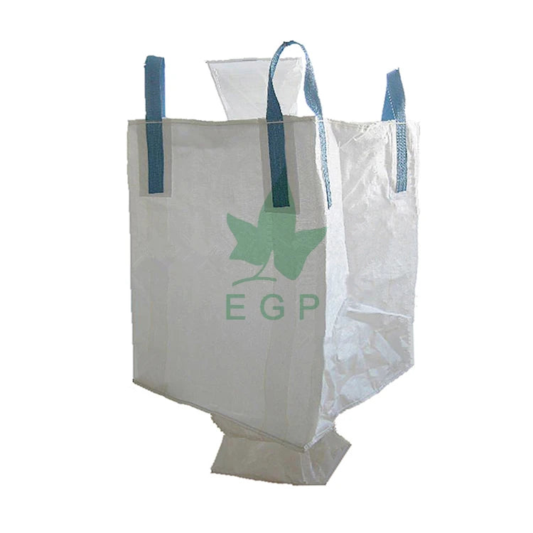EGP Custom Top Filling Spout Fibc Bulk Bags Jumbo Big Sand Bag Tons Cement Sack Bags