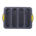 Food Grade Wholesale Four Buns French Bread Loaf Bread Pan Non-stick Pan Household Silicone Food Baking Breakfast Loaf Pan