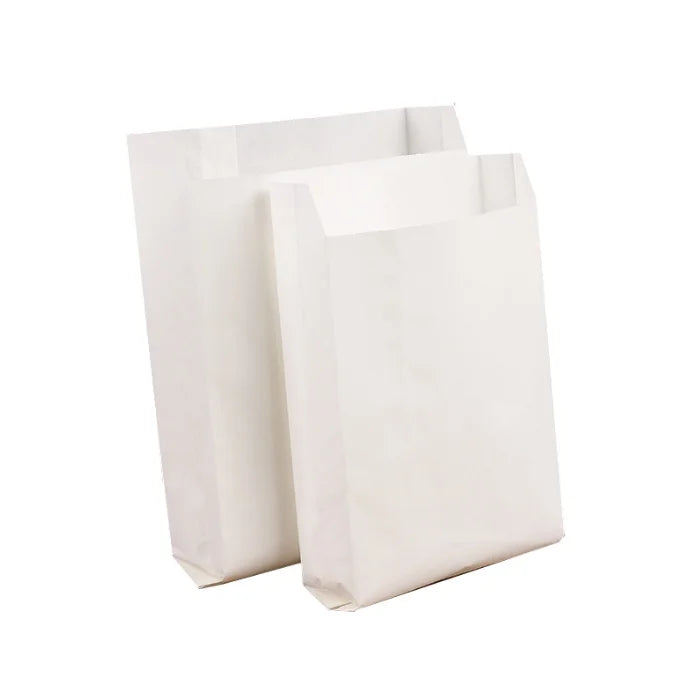 Manufacturers Custom printed logo white kraft paper bag food oil-proof organ paper Bag