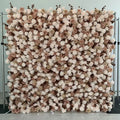 Silk Flower Curtain Backdrop Artificial Roll up Flower Wall Decoration for Wedding Event Party