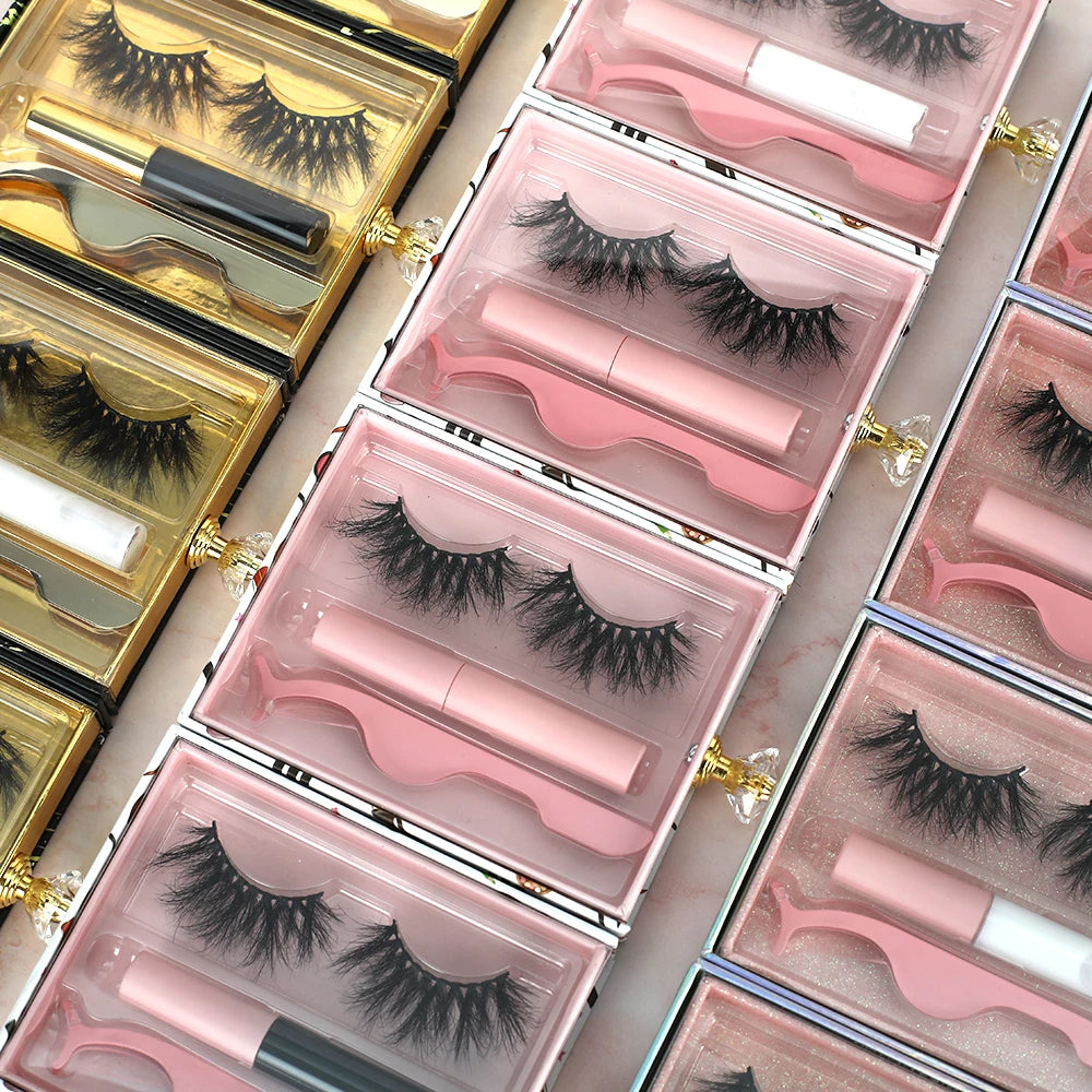 Premium Silk Lashes and Custom Individual Knot Free Eyelash 3d Fiber Eyelashes Blond Lashes Velour Eye Lashes