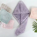 Wholesale Sublimation Ultra-fine Microfiber Quick Drying Hair Towel Wrap Turban Salon Microfiber Turban Towel