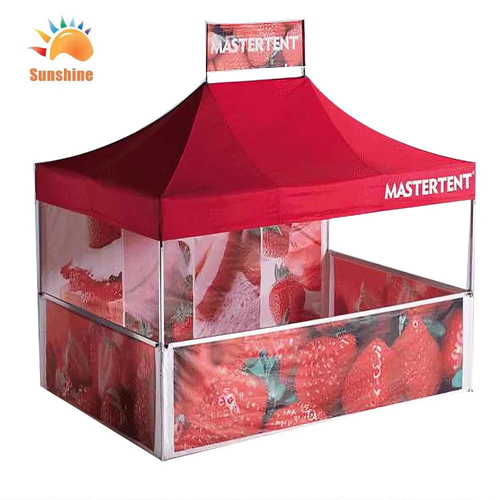 Aluminum Frame Outdoor Rainproof Advertising Instant Canopy Aluminum Awning Canopy Portable Tents Trade Show Tent for Events