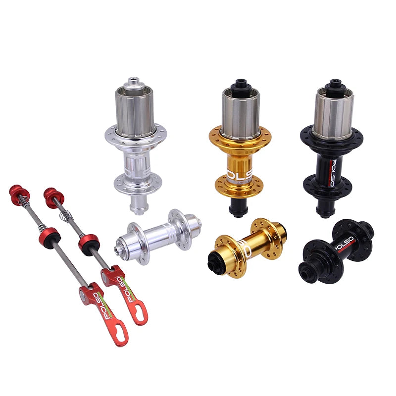 FDH001 18/20/24/28H Folding Bicycle Hubs Variable Speed Taki Barrel Axle for Mountain Bike 8-11 Front 2/ Rear 4 Novatel 555