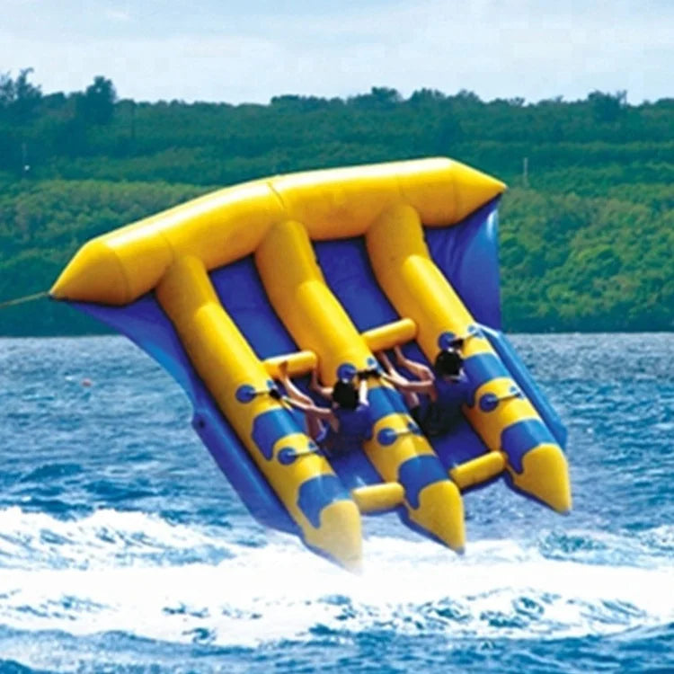 Factory Price Inflatable Water Sport Fly Fish Flying Fish Towable Tube Banana Boat Water Play Sea Equipment