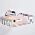 No Punching magic sticker detachable Stainless steel bath soap dish bar soap tray