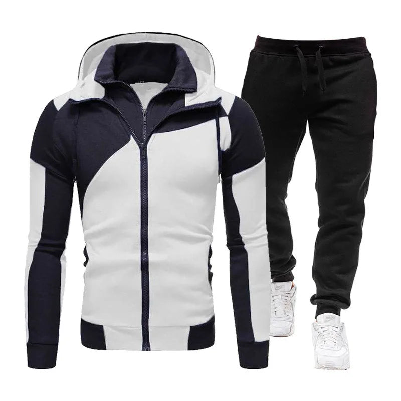 New Style Casual Oversized Sports Sweat Track Jogger Pant Two Piece Mens Sweatersuits Joggers Set