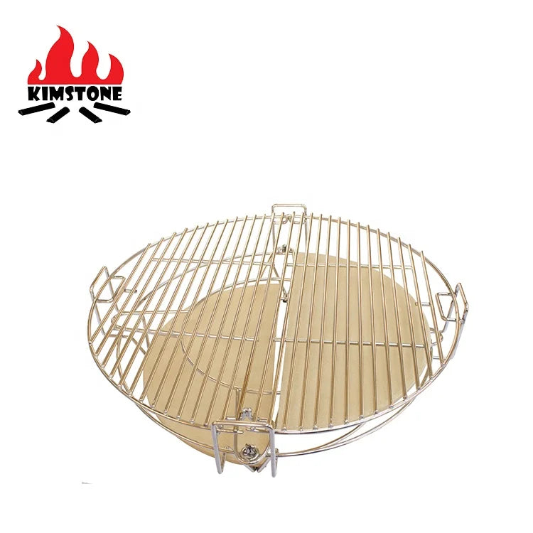 KIMSTONE  Kamado Grill Accessories Divide & Conquer Cooking System for Kamado Use