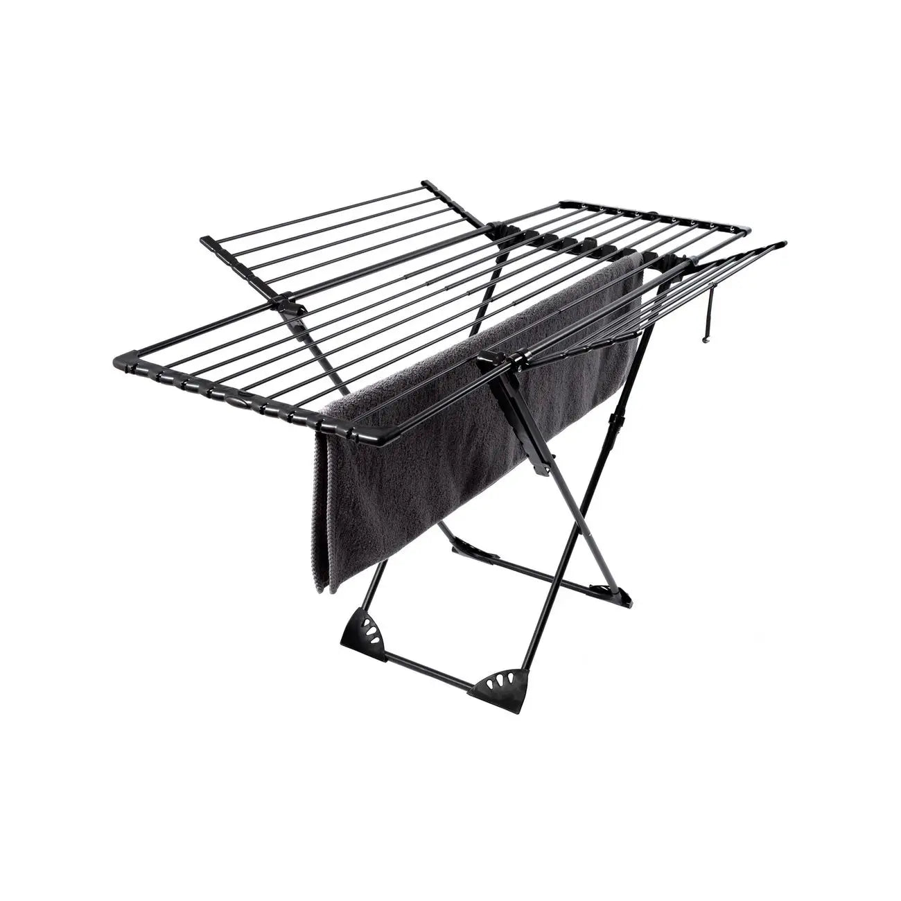 27M Metal Big Laundry Space Deluxious Clothes Hanger Airer Dryer Rack Free Standing Clothesline Clothes Drying Rack