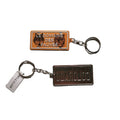 Europe State 3d Custom Shaped Metal Embossed License Plate Keychain
