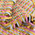 Braided Knitted Printed PU Synthetic Leather Waterproof Stretch Feature for Furniture for Shoes Toys Bags Sofa Car Seat Making