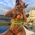Women's Plus Size Designer Bikini Two-Piece Swimsuit Set Breathable Quick Dry Spandex/Polyester