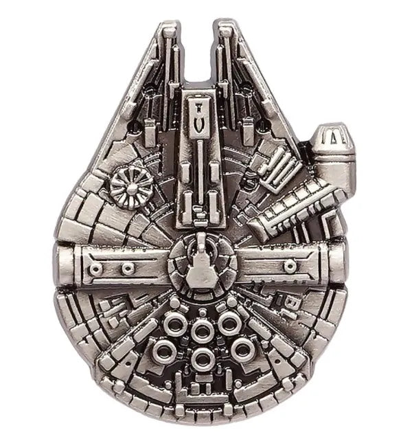 Customized 3D Helmet Millennium Falcon Pewter Lapel Pin