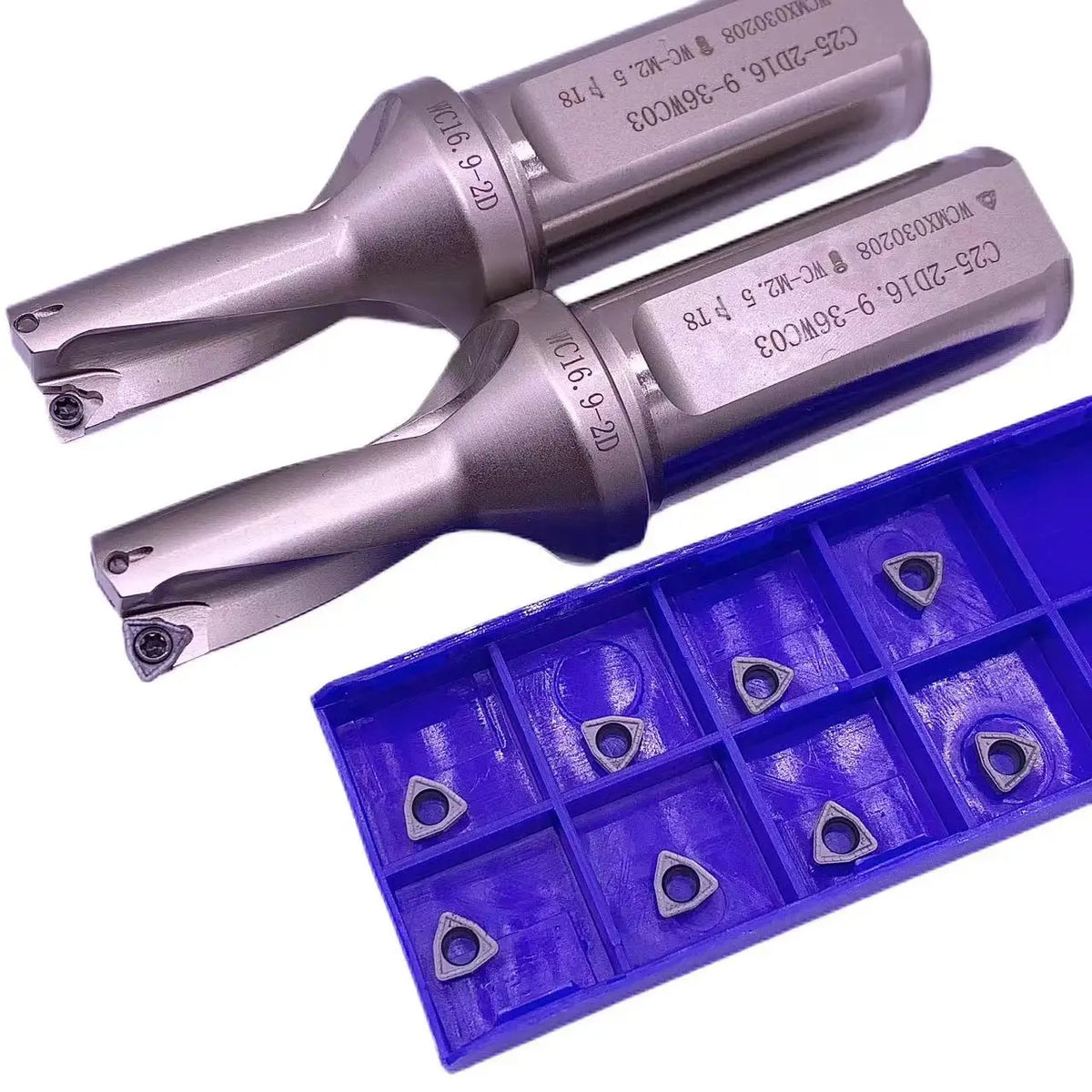 Indexable U-Drill Bit for WCMX Carbide Insert CNC Router Bit 13mm-50mm Depth 2D 3D 4D 5D Machinery Lathe CNC Internal Water Tool