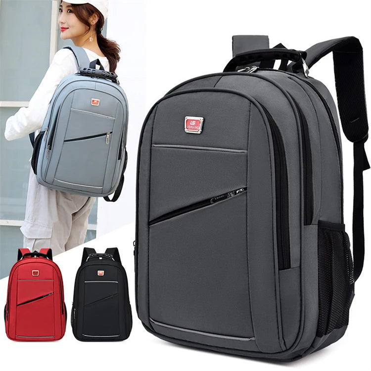 High Luxury Waterproof Nylon Anti-Theft USB Charging Business Travel Rucksack Men Sport Style Light Zipper Closure Strap