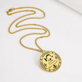 New Seal of the Jophiel Angel Beauty of God Jophiel Sigil Pendant Necklace Stainless Steel Jewelry Men Necklaces