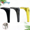 Vt-03.1207 WELLTOP Black Furniture Legs Sofa Gold Support Feet Sofa Leg Gold Furniture Legs for TV Cabinet Coffee Table Bed