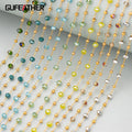 C342 Handmade Stainless Steel Chain Natural Beads Nickel-Free Jewelry Making Findings DIY Bracelet Necklace Accessories Bag