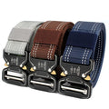LQbelt New Tactical Belt Polyester Material Weaving Fabric Belts Outdoor Men's Canvas Belt Wholesale Factory