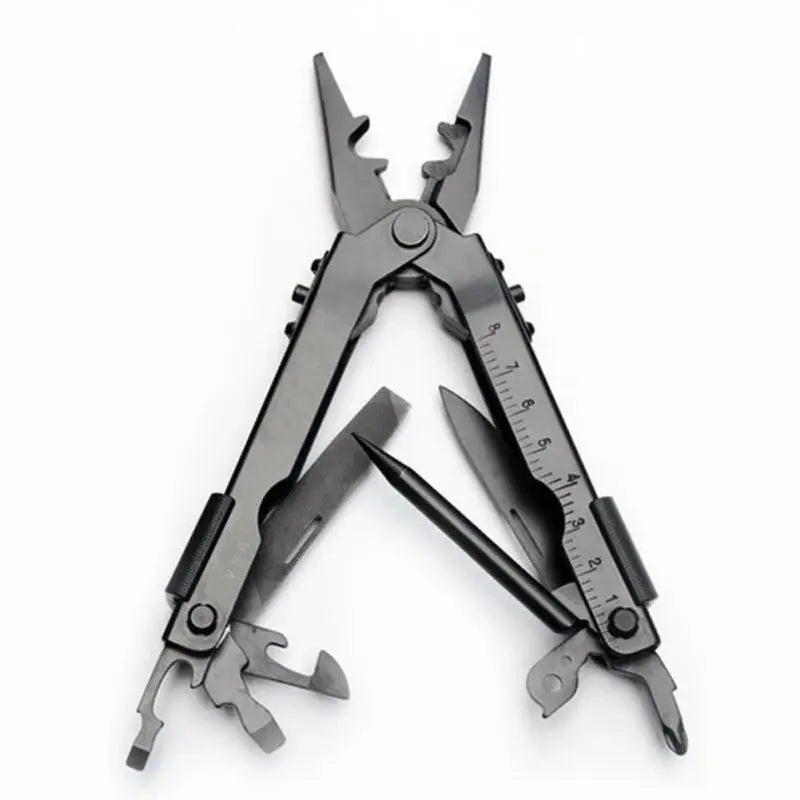 Industrial Grade Multi-Tool Plier Set Stainless Steel Hand Tools Including Wrench Blade Screwdriver Bit & Folding Knife Pliers