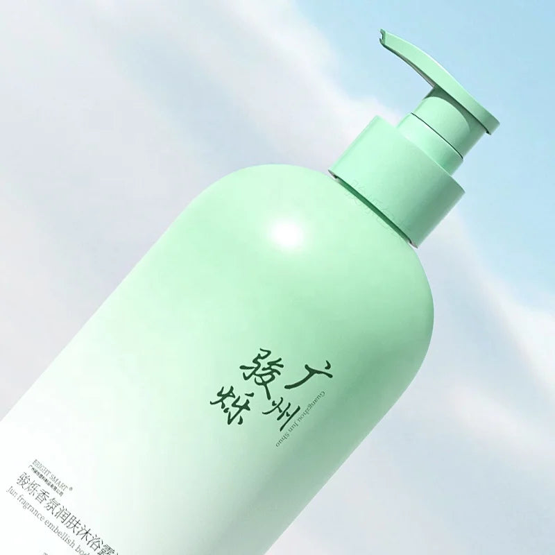 New Style 500ml PET Plastic Custom Gradient Empty Washing and Care Bottle