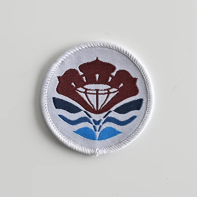 Quality Embroidery Stickers Heat Press Badge Clothing Woven Fabric Felt Custom Embroidery Patch Iron on Patch Applique for Jeans