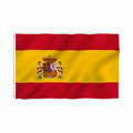 3x5FT  Double Sided Custom National Spain Flag Banner  Make Your Own Designs/Logo/Pictures Outdoors Events Other Activities.