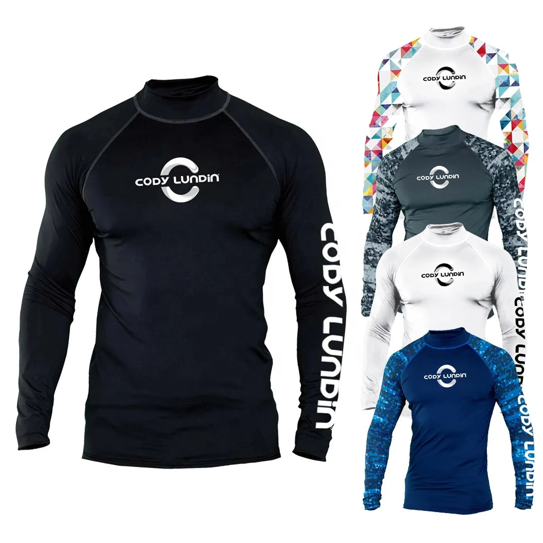 Cheapest Customized Rashguard Swim Bjj Rash Guard for Gym Wear