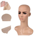 Latex Flesh Skinhead Unisex Bald Head Wig Cap Rubber Skinhead Costume Prop for Prank Party