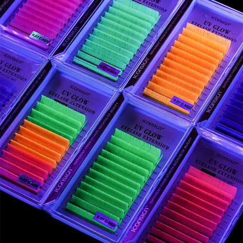 0.07 C D Curl  Eyelashes Extension Professional Easy Fan Premium Volume Cashmere Colored Eyelash Extensions Supplier