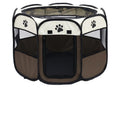 Portable Folding Pet Tent Dog House Octagonal Cage for Cat Tent Playpen Puppy Kennel Easy Operation Fence Outdoor Big Dogs House