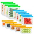 Beeman Wholesale Eco Friendly Leakproof Reusable Freezer Liquid PEVA Silicone Reusable Zip Lock Bags Food Storage Bag