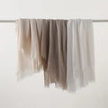 2023 New Fashion Muslim New Solid Color Cotton Linen Art Sunscreen Scarf Beach Long Strip Japanese Gauze Manufacturer