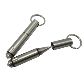 Mini Portable Stainless Steel Tactical Pen Keychain Survival Defense Tool Glass Breaker Gift Metal Body Customizable Promotion