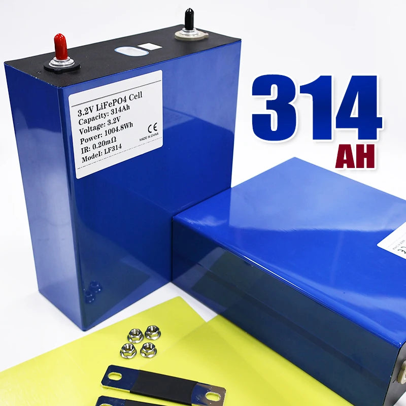 QSO Lifepo4 314Ah 320Ah Lithium Iron Phosphate Battery 3.2V Lishen314ah Cornex 314ah Lifpo4 Lipofe4 Zellen for Solar Appliances