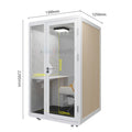 Acoustic Soundproof Work Pod Isolation Office Phone Booth for Office Building and Home Office Application