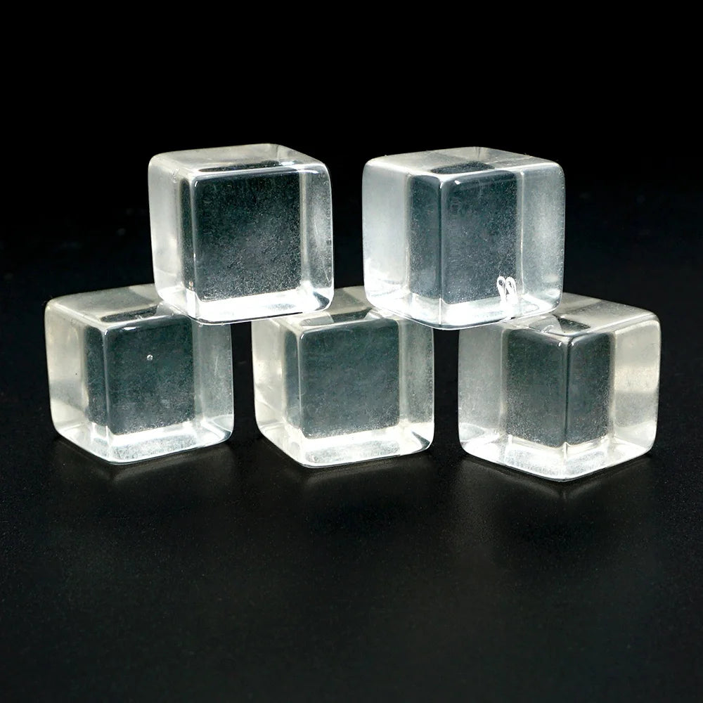 Wholesale Custom16mm Transparent Color Blank Dice square Straight Corner Dice Beads for Funny Games