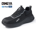 GUYISA Men's Unisex Chef Shoes Fly Woven Fabric Sports Series with Non-Slip SRC Black Outsole Anti-Slip Feature