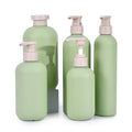 Eco-friendly Green HDPE 200ml 300ml 400ml 500ml Soft Body Lotion Shampoo Plastic Pump Bottle