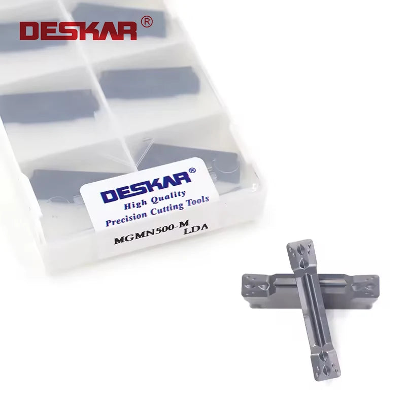 For DESKAR CNC Lathe Customizable Carbide Inserts Pressed Slotting Blade for Steel Stainless Steel Processing OEM