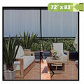 Flyscreen Mosquito Net Magnetic Door Screen 39"x82" for Patio Doors French Style