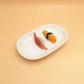 10 Inch Manufacturer Stock Vintage White Melamine Plate Dish Rectangular Dinner Plate for Restaurant