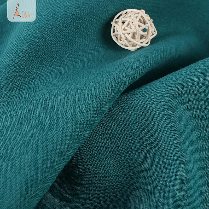 New Develop Wholesale 14*14 170gsm Pure Linen Plain Fabric 100%Linen Fabric for Shirt
