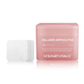 Private Label Collagen Ampoule Pads Ceramide Skin Firming Restore Elasticity Tighten Wrinkles Square Cotton Facial Toner Pad