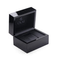 Olai Luxury Custom Logo Wooden Black Piano Painting Watch Box Wood Single Watch Bangle Gift Packaging Box