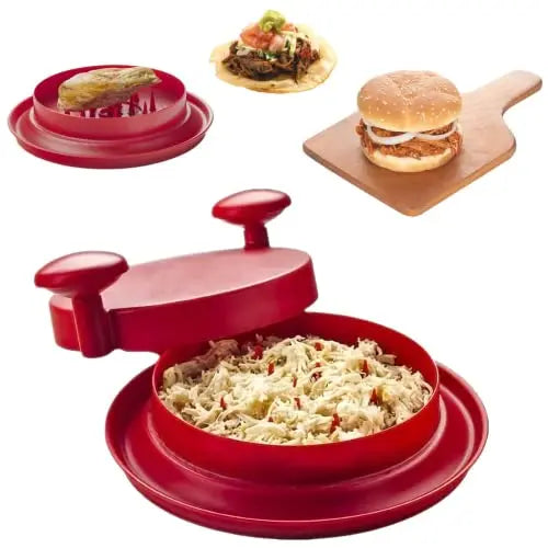 Non Slip Base Quick Safe Meat Shredder Pork Beef Chicken Shredder Kitchen Round Meat Shred Tool With Handle