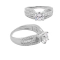 925 Silver Bridal Jewelry Engagement Ring S925 Sterling Silver Rings Women Fine Jewelry